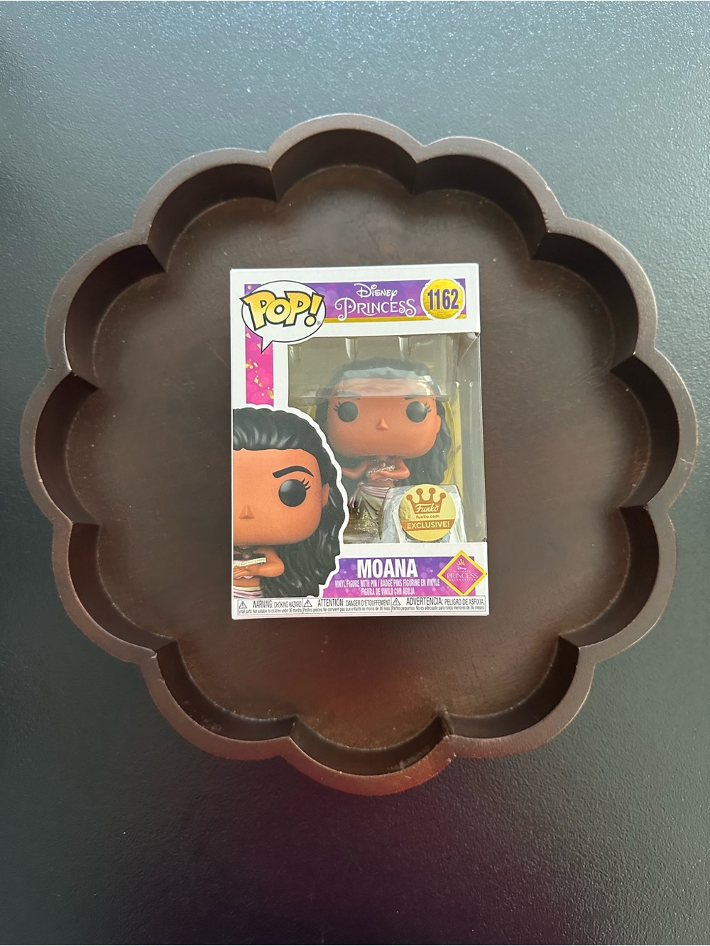 Funko Pop! Funko Exclusive Disney Princess Moana With Pin Box #1162